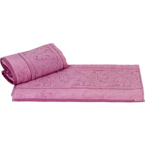 Махровое полотенце с жаккардовым бордюром Hobby Sultan 70x140 Pink (8693675947552) лучшая модель в Одессе