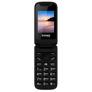 Мобильный телефон Sigma mobile X-style 241 Snap Black (4827798524718) ТОП в Одессе