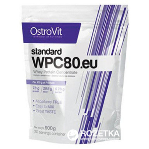 Протеин OstroVit Standart WPC 80 900 г Ваниль (5902232610390)