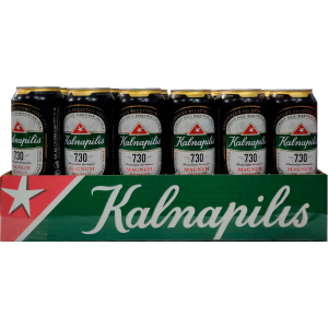 Упаковка пива Kalnapilis 7.30 світле фільтроване 7.3% 0.568 л x 24 шт (4770477223696G) в Одесі