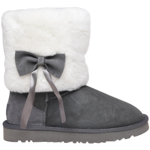 Угги UGG Classic Short Fur Bow 117013 41 Grey ТОП в Одессе