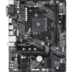 Материнська плата Gigabyte GA-A320M-S2H V2 (sAM4, AMD B350, PCI-Ex16) в Одесі