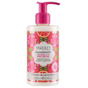 Лосьйон для тіла Yardley Flowerazzi Magnolia & Pink Orchid Smoothing Body Lotion 250 мл (5056179300668) надійний