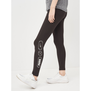 Спортивные леггинсы Puma Rebel High 7 8 Leggings 58583651 L Black-Untamed (4063697323773) лучшая модель в Одессе