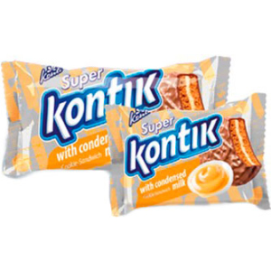 Упаковка печенья Konti Супер-Контик со сгущенным молоком 72 х 50 г (4823012266020)
