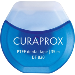 Зубная нить Curaprox тефлоновая с хлоргексидином 35 м (7612412820003/7612412428285) лучшая модель в Одессе