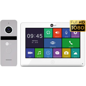 Комплект видеодомофона NeoLight Alpha HD и Solo FHD Silver надежный