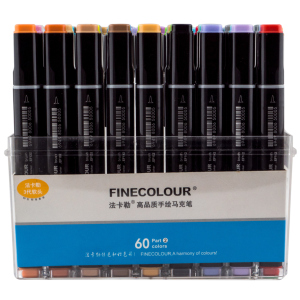 Набор маркеров Finecolour Brush 60 цветов (EF102-TB60)