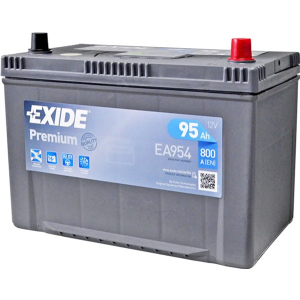 Автомобильный аккумулятор Exide Premium 6СТ-95 95 Ач (-/+) Asia 800 А (EA954)