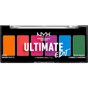 Тени для век NYX Professional Makeup Ultimate Edit Pet Shdw Pal 02 Bright 6 Х 1.2 г (800897182588) лучшая модель в Одессе