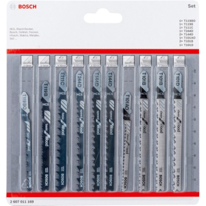 Пильные полотна для лобзика Bosch Wood 10 шт (2607011169) лучшая модель в Одессе