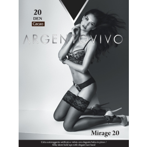 Панчохи Argentovivo Mirage 20 Den 3/4 р Caramello (8051403068434) краща модель в Одесі