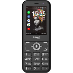 Мобільний телефон Sigma mobile X-Style S3500 sKai Black краща модель в Одесі