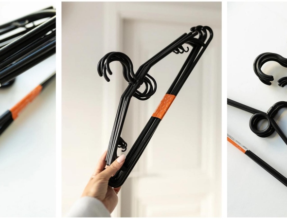 Міцні металеві вішаки для одягу