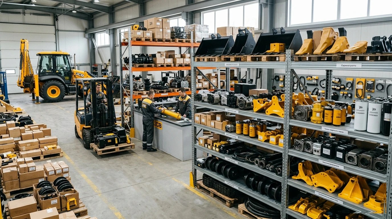 Запчастини JCB - види, асортимент та призначення